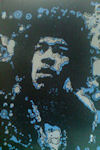  Jimi Hendrix Blue & Silver