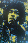  Jimi Hendrix Blue and Yellow